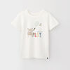 little styler graphic tee, 5-6y - cream
