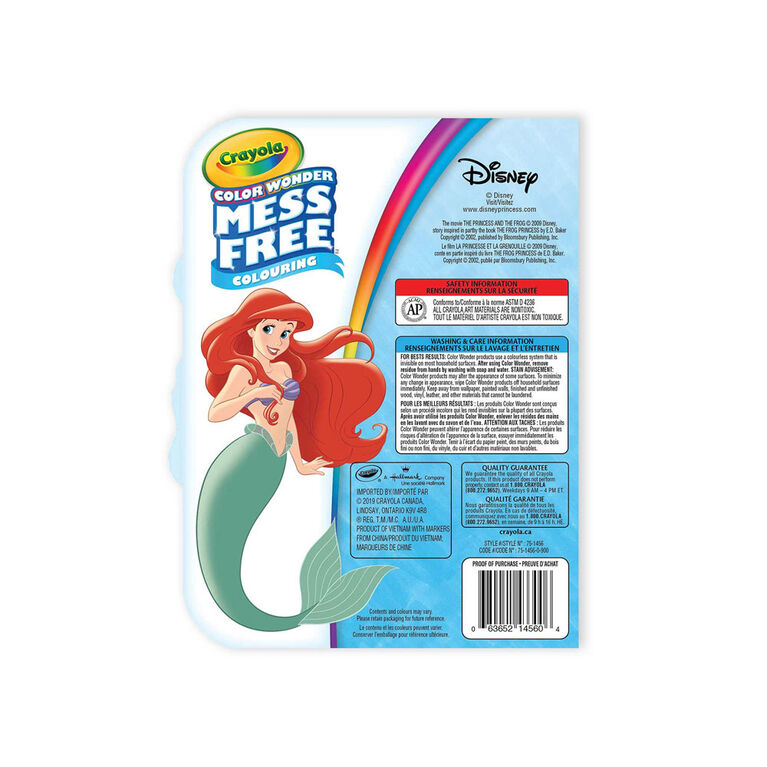 Crayola Color Wonder Mini Mess-Free Colour On-The-Go Disney Princess