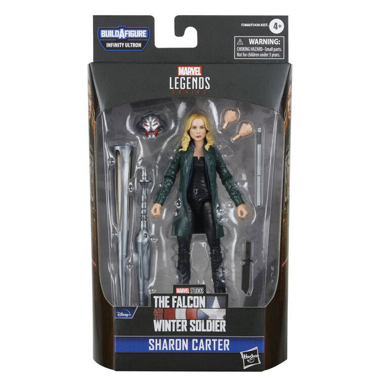 Marvel Legends Series MCU Disney Plus Sharon Carter Action Figure 6-inch Collectible Toy