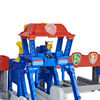 PAW Patrol, Big Truck Pups, Truck Stop HQ, Coffret de jeu transformable de 91,4 cm, figurines articulées, petites voitures, effets sonores et lumineux