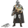 Star Wars Galactic Action The Mandalorian &amp,Grogu, figurines électroniques interactives de 30 cm