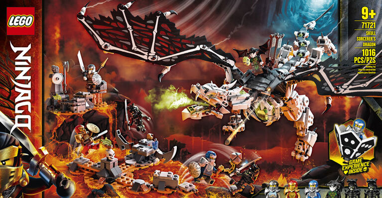 LEGO Ninjago Le dragon du Sorcier au Crâne 71721 (1016 pièces)