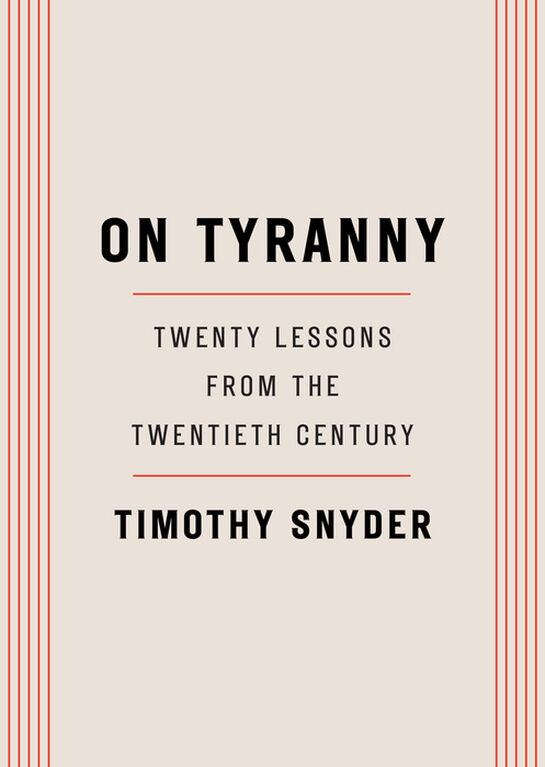 On Tyranny - English Edition