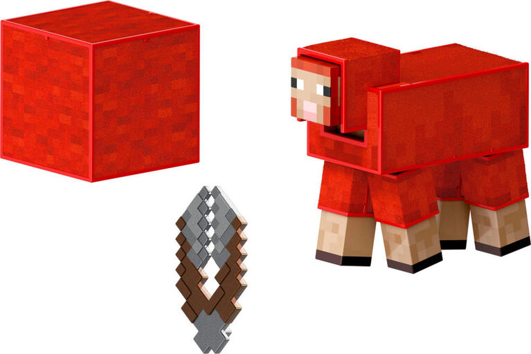 Minecraft-Mouton Diamond Level-Figurine articulée 14 cm et accessoires
