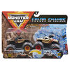 Monster Jam, Official Monster Mutt Rottweiler vs. Monster Mutt Dalmatian Color-Changing Die-Cast Monster Trucks, 1:64 Scale