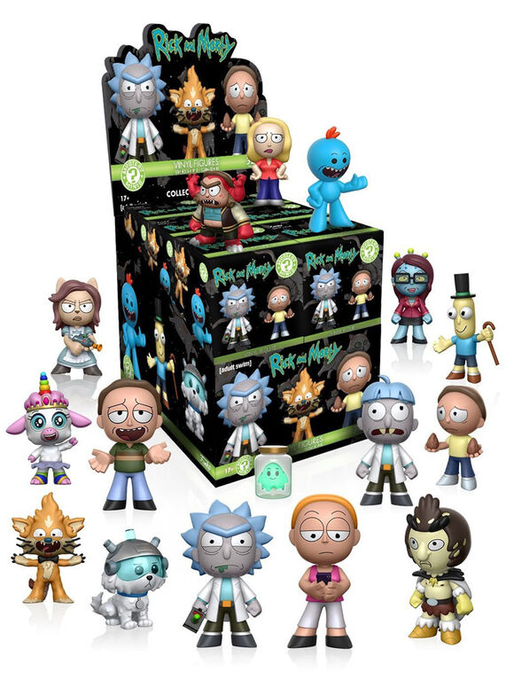 Figurines miniatures  Mystery Minis Rick and Morty De Funko.
