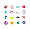Crayola Emoji Washable Stamper Markers, 16 Count