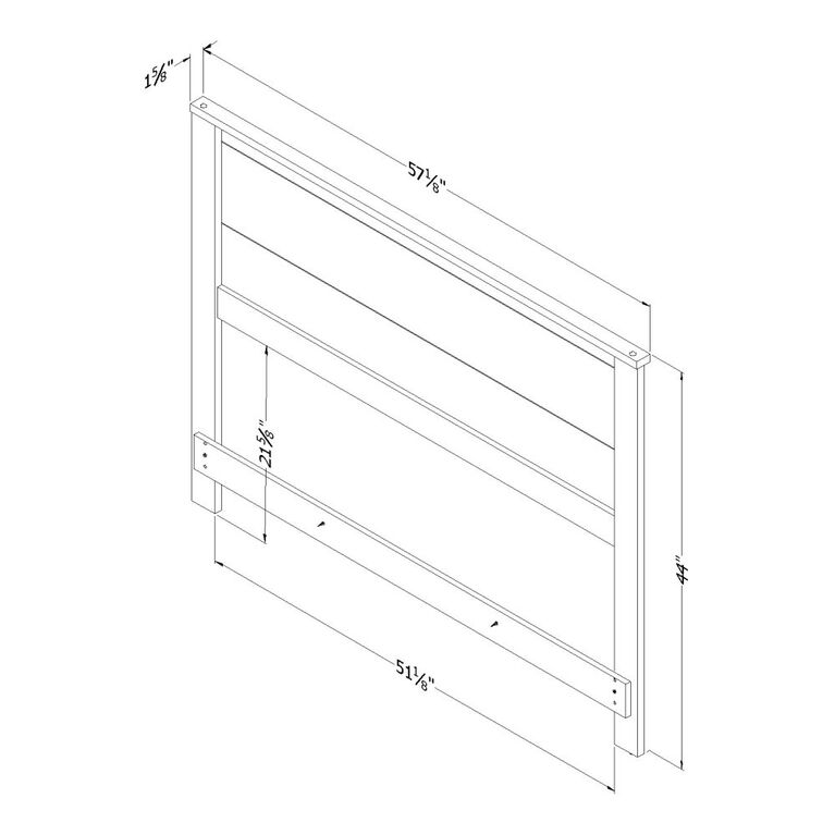 Fynn Full Headboard ModernStyle Fall Oak