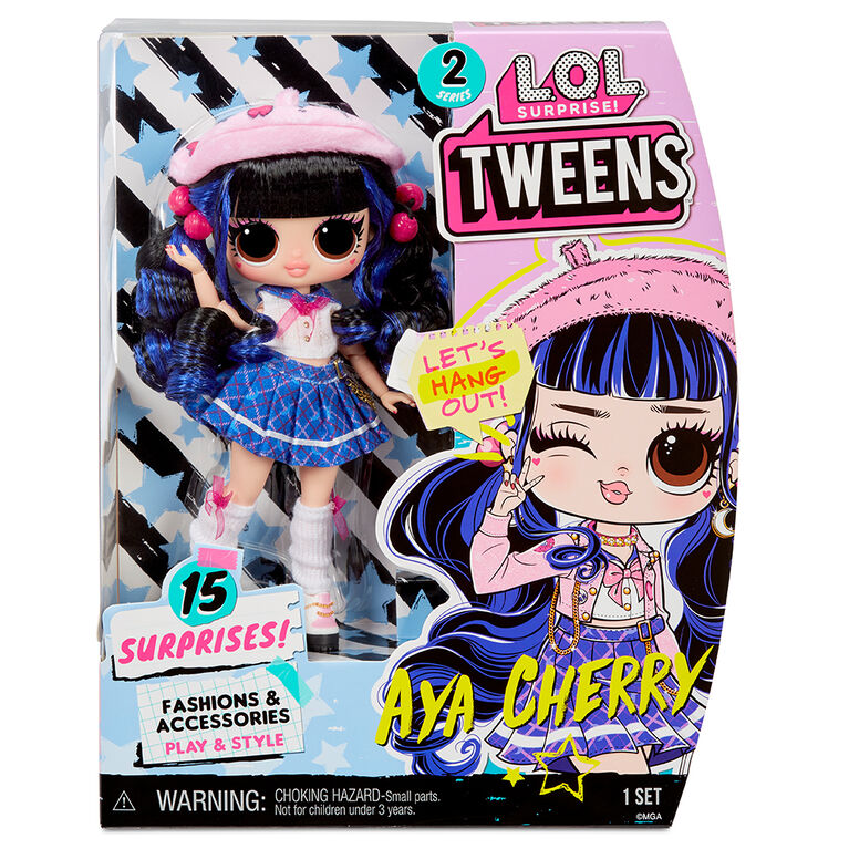 LOL Surprise Tweens Series 2 Fashion Doll Aya Cherry with 15 Surprises