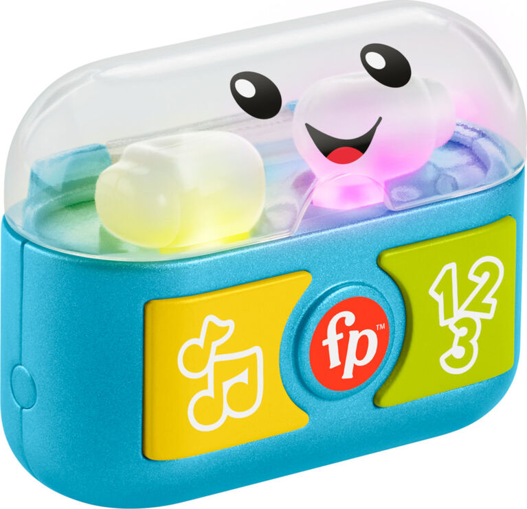 Fisher-Price Laugh & Learn Play Along Ear Buds Baby Musical Learning Toy, Multilanguage Version