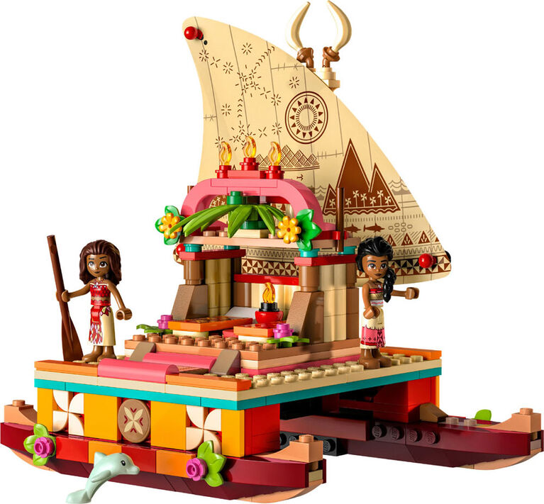 LEGO  Disney Moana's Wayfinding Boat 43210 Building Toy Set (321 Pieces)