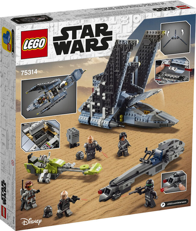 LEGO Star Wars TM La navette d’attaque du Bad Batch 75314 (969 pièces)