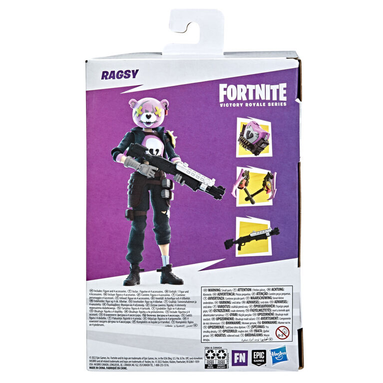 Hasbro Fortnite Victory Royale Series Ragsy Collectible Action Figure with Accessories, 6-inch