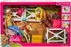 Coffret de jeu BARBIE avec poupées Barbie et Chelsea, 2 chevaux et plus de 15 accessoires