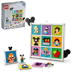 LEGO  Disney 100 Years of Disney Animation Icons 43221 Building Toy Set (1,022 Pcs)