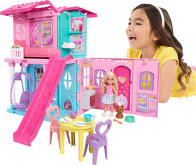Barbie-Coffret La maison transformable de Chelsea-avec accessoires