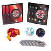 Bakugan Starter Pack 3-Pack, Pyrus Gorthion, Collectible Transforming Creatures