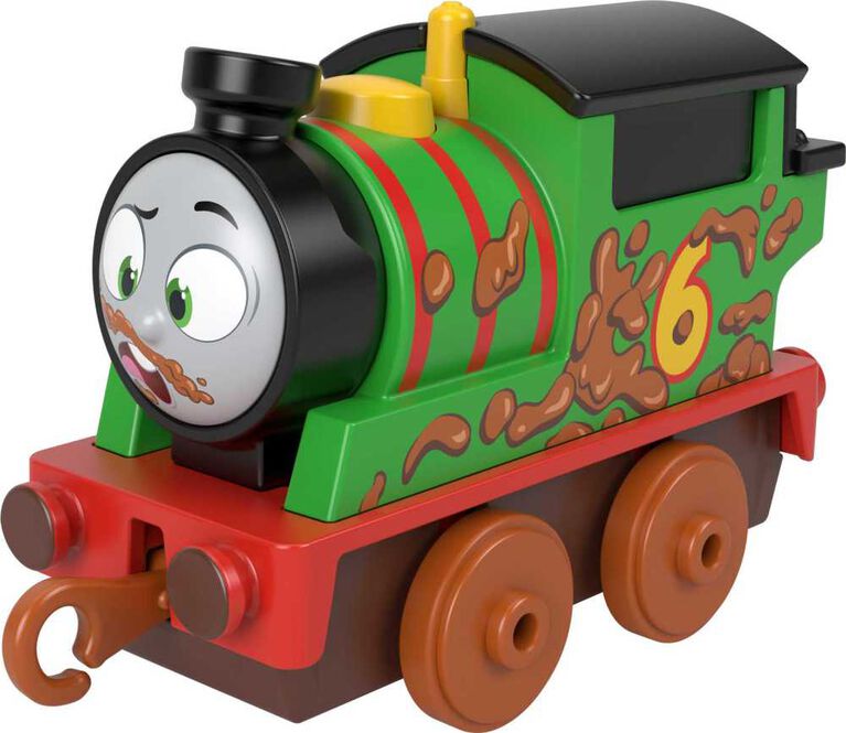 Thomas & Friends Mud Run Percy Push-Along Engine