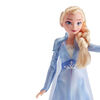 Disney La Reine des neiges, poupée mannequin Elsa avec longs cheveux blonds et tenue bleue
