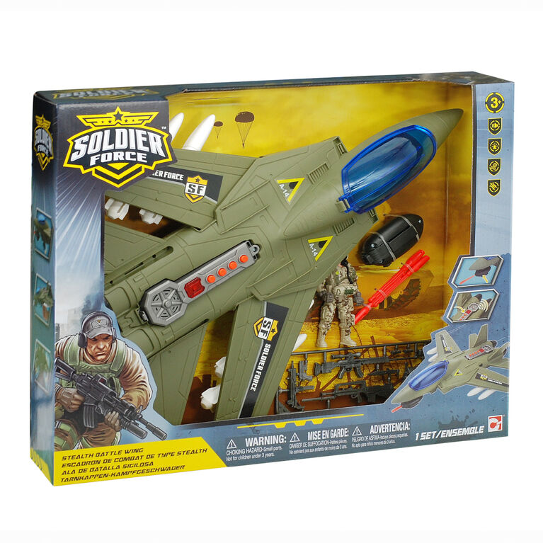 Soldier Force L&S Stealth Battle Wing Playset - R Exclusive