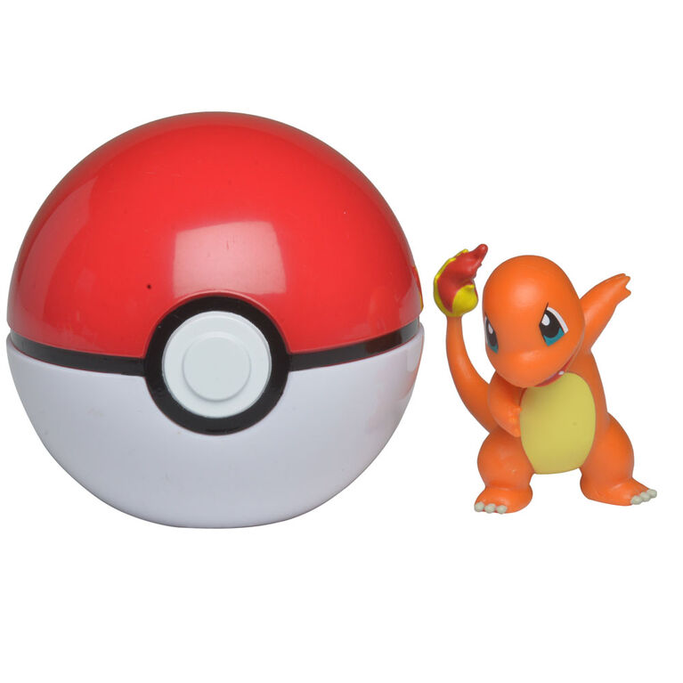 Pokémon Clip 'N' Go - Salamèche no 1 (Charmander) et ballon Poké - Édition anglaise