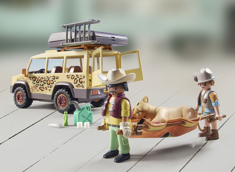 Playmobil - WILTOPIA - Cross-Country Vehicle with Lions