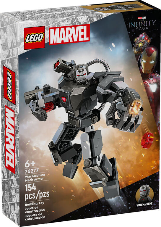LEGO Marvel War Machine Mech Armor Building Toy, 76277
