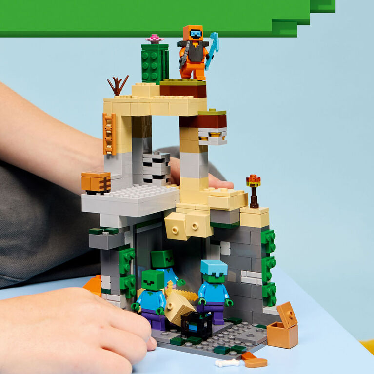 LEGO Minecraft Zombie Dungeon Building & Pretend Play Toy for Boys, Girls, & Kids, Ages 8+ - 21587
