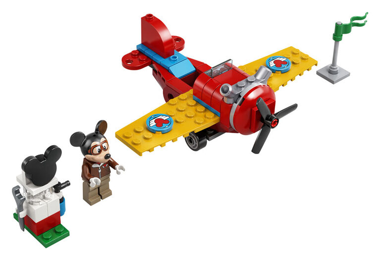 LEGO Mickey and Friends L'avion à hélice de Mickey Mouse 10772 (59 pièces)