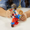 Marvel Spidey and His Amazing Friends Ms. Marvel Action Figure and Embiggen Bike Vehicle