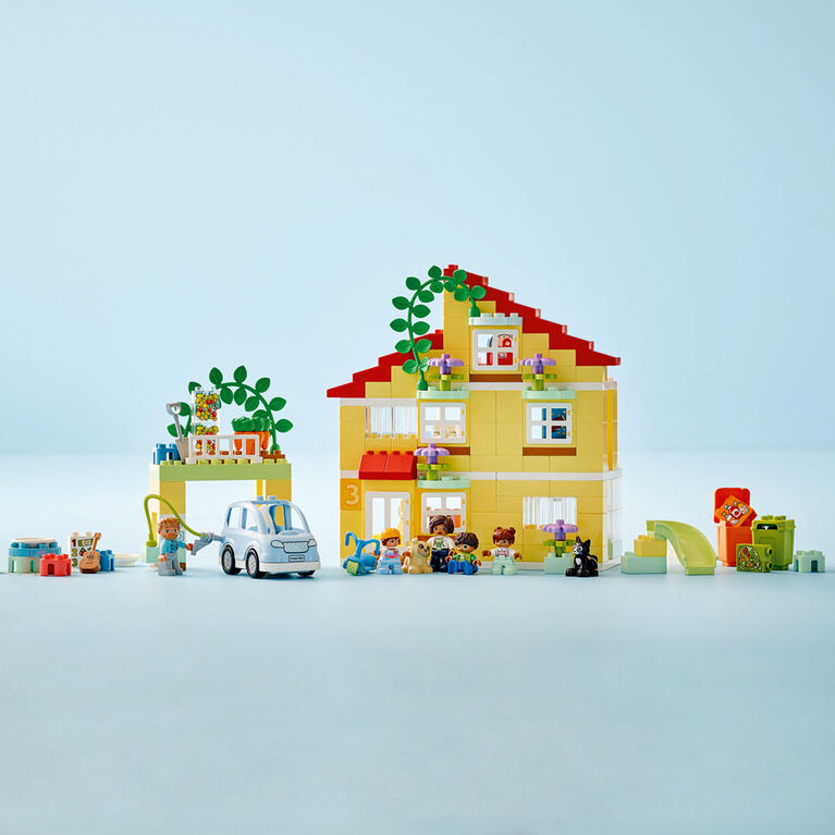LEGO DUPLO Town La maison familiale 3en1 10994 Ensemble de jeu de construction (218 pièces)