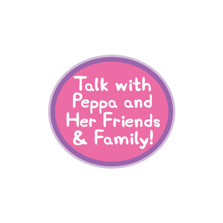 Peppa Pig Have a Chat Cell Phone, Toy Phone with Realistic Sounds and Light Up Buttons