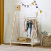 Sweedi Garde-robe ouverte scandinave pour enfants Bois naturel