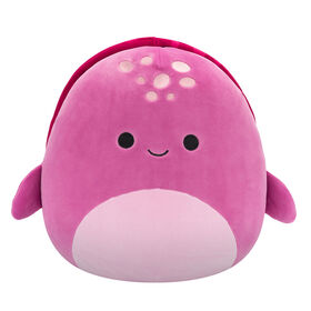 Squishmallows 12" Plush - Tudor - Maroon Leatherback Turtle