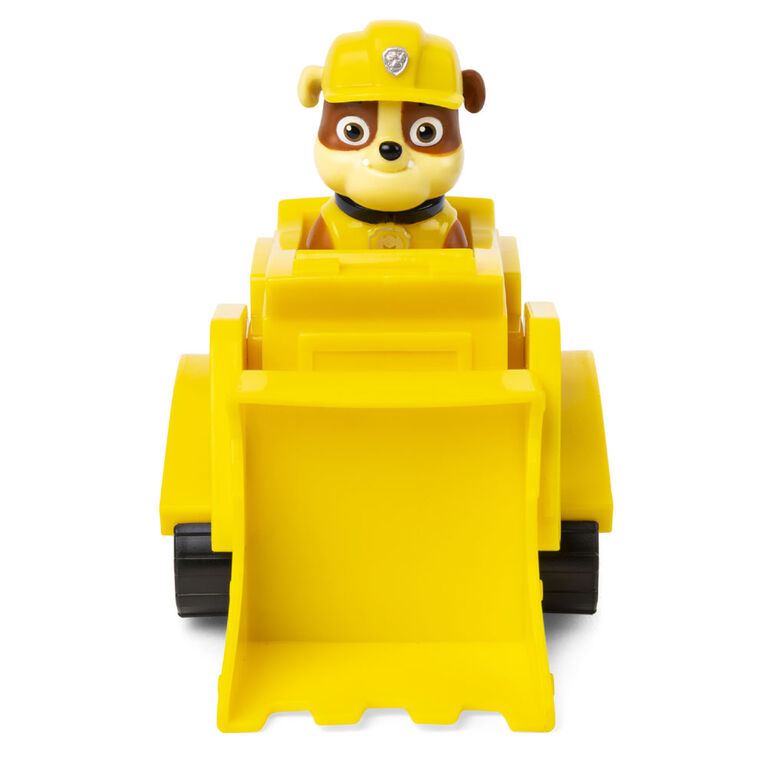 PAW Patrol, Rubble's Bulldozer Vehicle with Collectible Figure