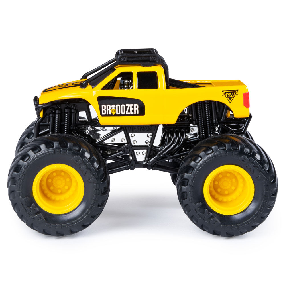 Monster Jam Official Brodozer vs. Gas Monkey Die Cast Monster Trucks 1 64 Scale 2 Pack