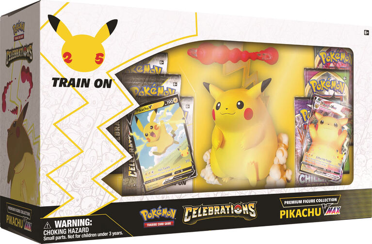 Célébrations Pokémon : Collection de figurine Premium - Pikachu VMAX - Édition anglaise