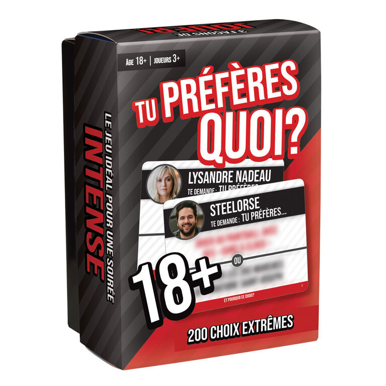 Editions Gladius - Tu Préfères Quoi ? 18+ - Édition française