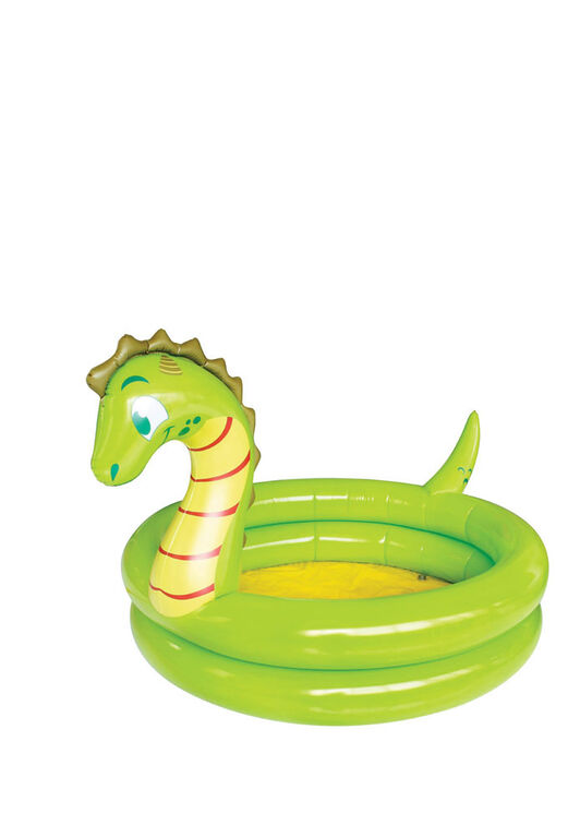 Splash Buddies Kids Dinosaur Portable Inflatable Pool