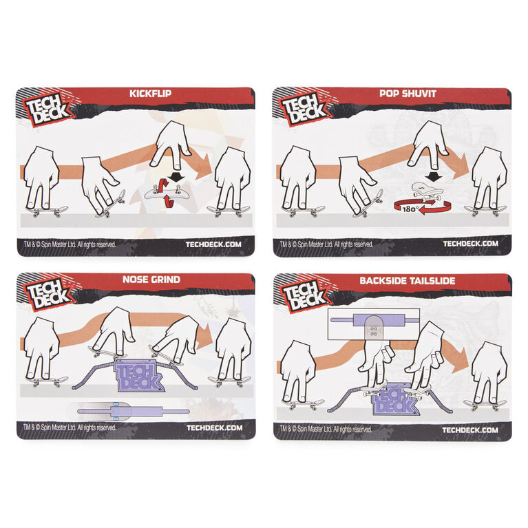 Tech Deck, Primitive Skateboards Versus Series, Collectible Fingerboard 2-Pack and Obstacle Set