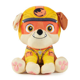 PAW Patrol Jungle Pups, Rubble 8-Inch Plush, Stuffed Animal Kids Toys