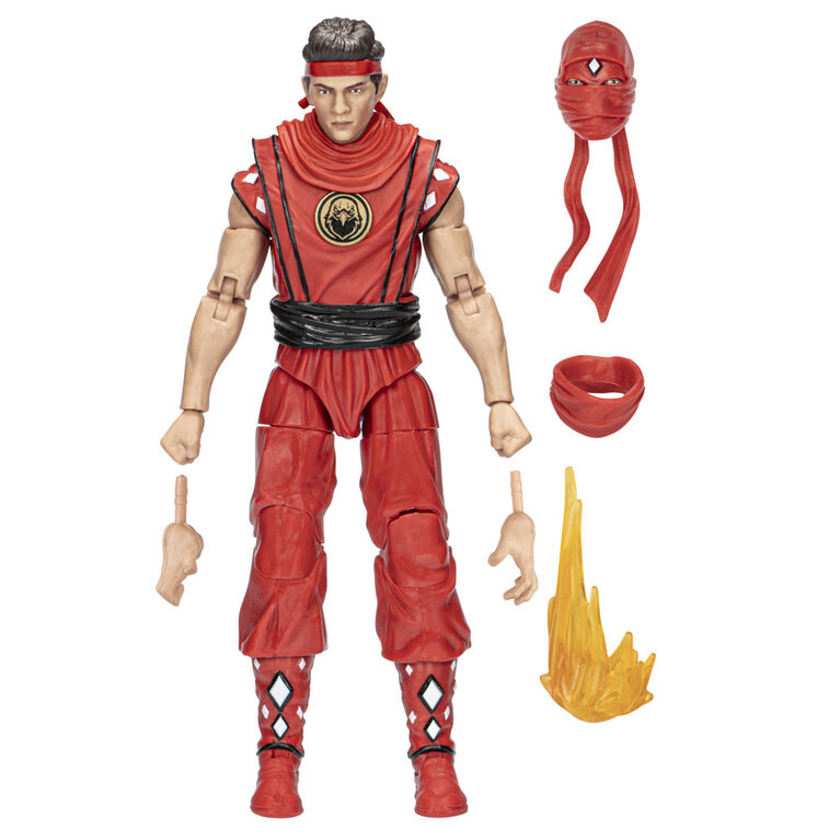 Power Rangers Lightning Collection Mighty Morphin X Cobra Kai Miguel Diaz Red Eagle Ranger 6-Inch Action Figure - R Exclusive