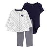 3PC CARDIGAN SET-