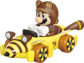 Mario Kart Tanooki Mario Bumble V Karts Hot Wheels 1:64 Die-Cast Car