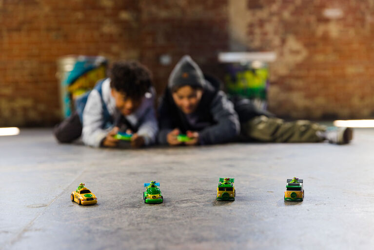 Teenage Mutant Ninja Turtles -  Micro Shell Racers Rc Ast (Classic)