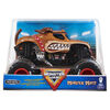 Monster Jam, Monster truck Monster Mutt officiel, véhicule en métal moulé, échelle 1:24