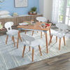 Mid-Century Kid Table/4 Chairs Set