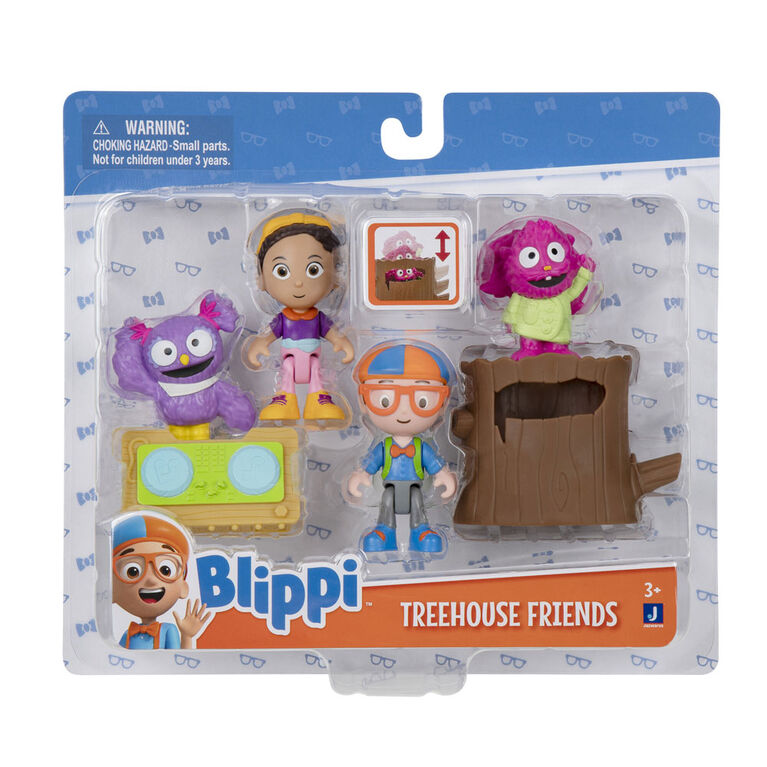 Blippi Figure Pack - Treehouse Friends