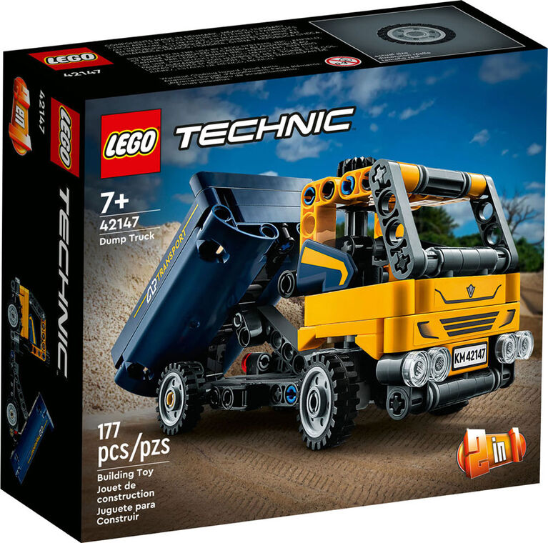 LEGO Technic Dump Truck 42147 Building Toy Set (177 Pieces)