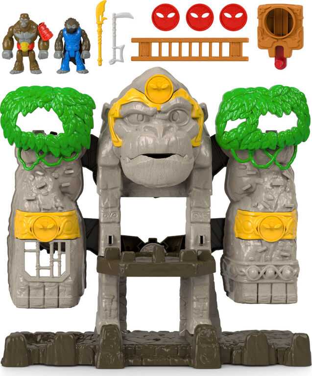 Imaginext Gorilla Fortress Playset with Toy Figures and Accessories, Preschool Toys